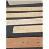 Image 17 : 3 SHEETS OF PLYWOOD - TWO 4 X 8 FOOR SHEETS, ONE 4 FOOT X 76 INCH SHEET AND FIVE 2X12s - ONE 10 1/2 