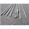 Image 2 : 8 PIECES THREADED ROD - SEVEN 10 FOOT LONG, ONE 13 FOOT LONG