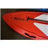 Image 3 : BRAND NEW RED 9.5FT SEAFLO STAND UP PADDLE BOARD W/ PADDLE