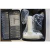 Image 2 : BRAND NEW DEEP TISSUE HANDHELD MUSCLE MASSAGE GUN W/ ATTACHMENTS AND CASE
