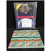 Image 1 : 1992 WORLD SERIES SPECIAL EDITION PROGRAM w/ DONRUSS SERIES 2 BASEBALL PUZZLE AND CARDS LOT