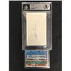 Image 1 : BOB LEMON AUTO INDEX CARD/ BASEBALL CARD LOT