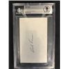 Image 2 : BOB LEMON AUTO INDEX CARD/ BASEBALL CARD LOT