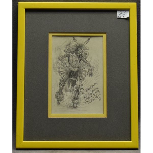WESTERN PENCIL SKETCH (JOE BEELER) - R. G. Munn Auction LLC