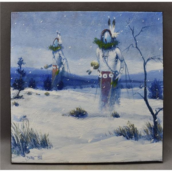NAVAJO INDIAN PAINTING (ALLEN BAHE)