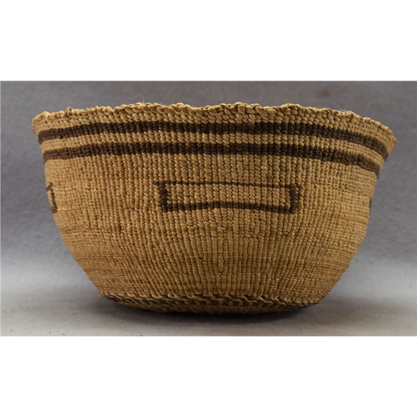 KLAMATH INDIAN BASKETRY BOWL