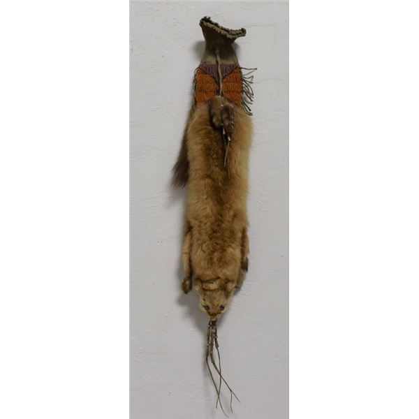 PLAINS INDIAN MINK MEDICINE BAG