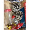 Image 1 : Bird feeders and pine cones
