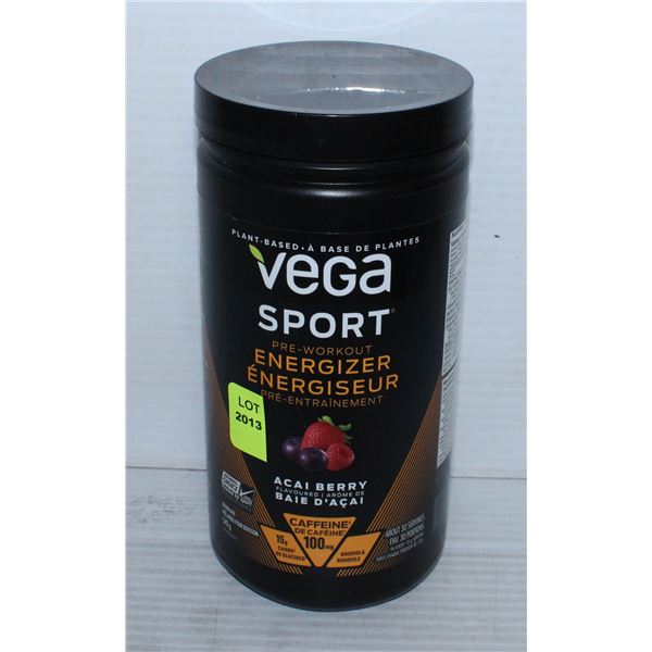 VEG ASPORT PRE-WORKOUT ENERGIZER ACAI BERRY FLAVOR
