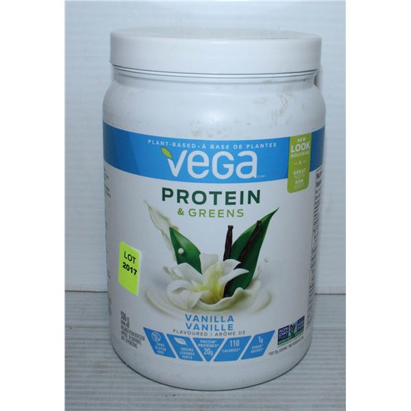 VEGA PROTEIN AND GREENS VANILLA FLAVOR PROTEIN MIX