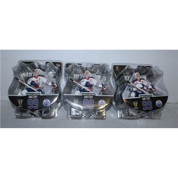 LOT OF 3 SEALED IMPORT DRAGON WAYNE GRETZKY