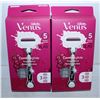 Image 1 : TWO PACKS OF GILLETTE VENUS COMFORT GLIDE SUGAR