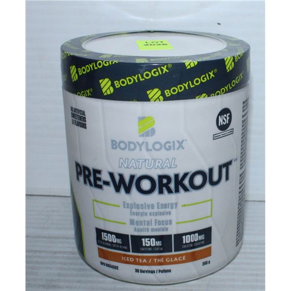 BODYLOGIX NATURAL PRE-WORKOUT EXPLOSIVE ENERGY