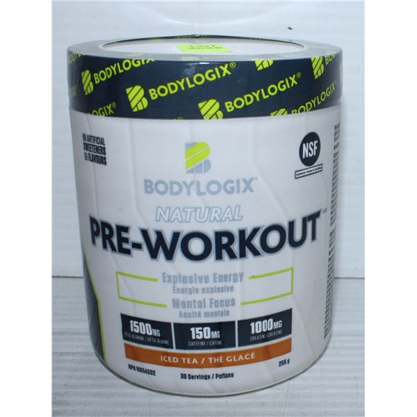 BODY LOGIX NATURAL BCAA GREEN APPLE FLAVOUR. 246G