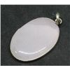 #150-NATURAL PINK ROSE QUATRZ PENDANT