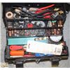 Image 1 : BLACK PLUMBER TOOLBOX WITH SUPPLIES