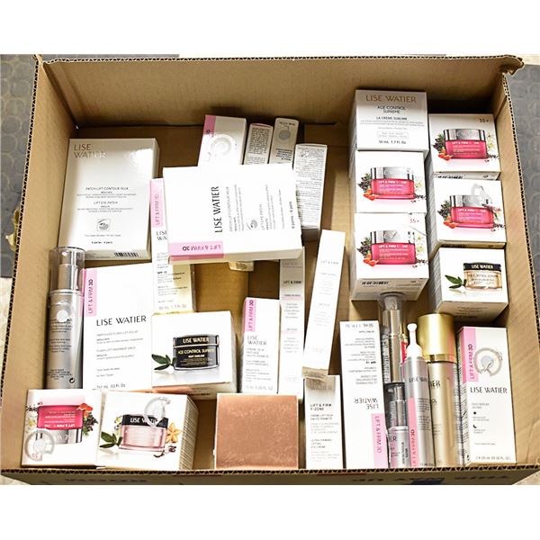 FLAT LOT OF LISE WATIER SKIN CARE PRODUCTS
