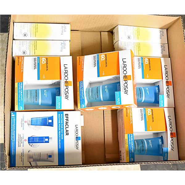 FLAT OF ASSORTED SUNSCREEN & MORE