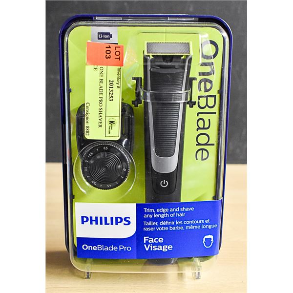 PHILIPS ONE BLADE PRO SHAVER FOR FACE