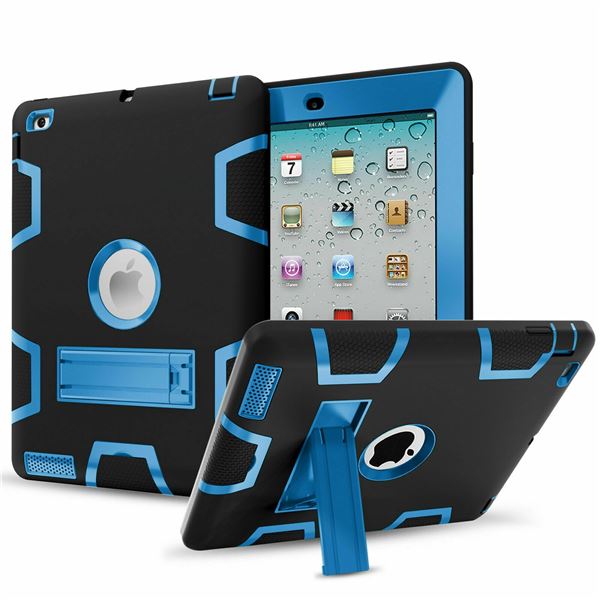 APPLE IPAD 4 WITH NEW TEAL / BLACK CASE