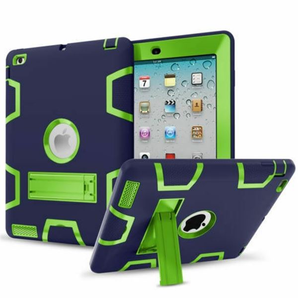 APPLE IPAD 4 WITH NEW GREEN / BLUE CASE