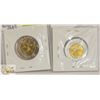 Image 2 : LOT OF 2 COLLECTABLE TOONIE - GLOW IN THE DARK &