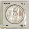 Image 1 : 1958 CANADIAN  SILVER DOLLAR COIN.