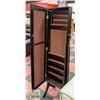 Image 2 : LOCKABLE MIRRORED  JEWELRY CABINET ARMOIRE