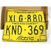Image 1 : LICENCE PLATES (80'S) SOME DOUBLES