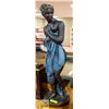 Image 2 : CERAMIC LADY STATUE 31" TALL