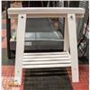 Image 1 : WHITE IKEA TRESTLE 27.5" W & 35" H ( ADJUSTABLE )