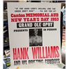 Image 1 : 1953 HANK WILLIAMS POSTER