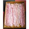 Image 1 : 21 PINK SHEER FABRIC FRONDS 2 FEET LONG FOR