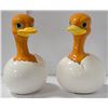 Image 1 : PAIR OF VINTAGE OSTRITCH EGG PIGGY BANKS