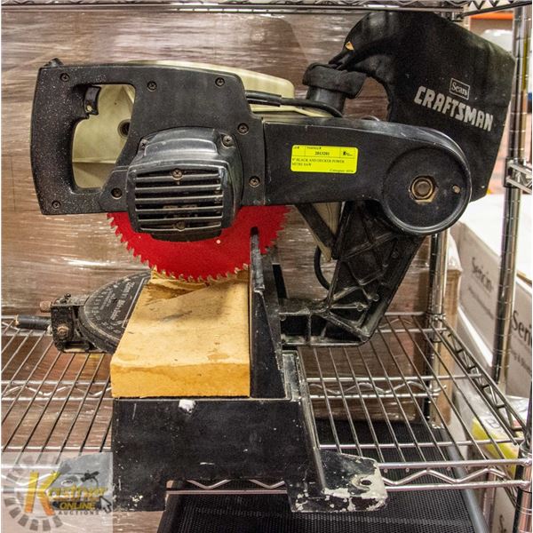 9  BLACK AND DECKER POWER MITRE SAW