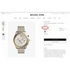 Image 2 : NEW MICHAEL KORS 45MM WHITE DIAL 3-CHRONO MSRP$365