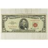 Image 1 : 1963 $5 US RED SEAL NOTE