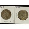 Image 1 : 1962-D FRANKLIN HALF DOLLAR AND 1968-D