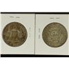 Image 2 : 1962-D FRANKLIN HALF DOLLAR AND 1968-D