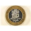 Image 2 : CASINO $10 SILVER TOKEN (UNC) 1996 MYSTIC LAKE
