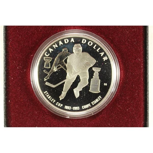 1993 CANADA STANLEY CUP PROOF SILVER DOLLAR