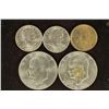 Image 1 : 5 ASSORTED US DOLLARS, 2-1976-D IKE DOLLARS,