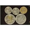Image 2 : 5 ASSORTED US DOLLARS, 2-1976-D IKE DOLLARS,