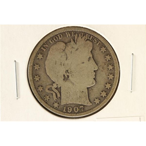 1907 BARBER HALF DOLLAR