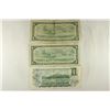 Image 2 : 3 CANADA $1 BILLS 2-1954 & 1-1973