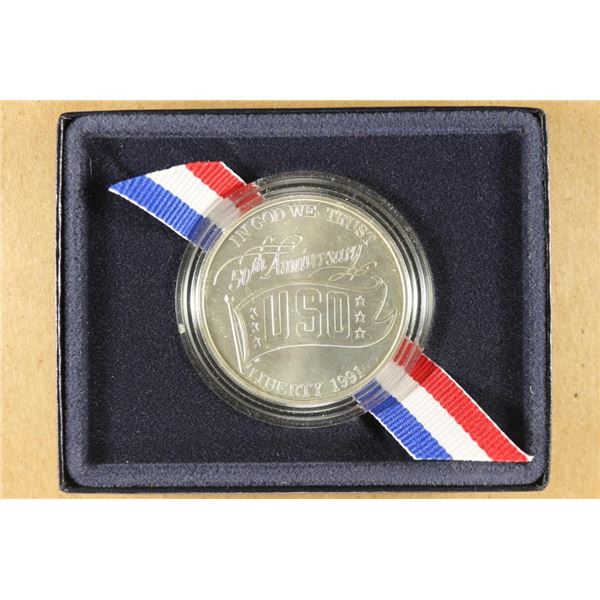 1991 USO UNC SILVER DOLLAR