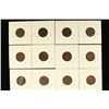 Image 2 : 12 ASSORTED 1900-1905 INDIAN HEAD CENTS