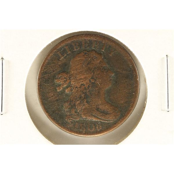 1808 US HALF CENT VERY FINE