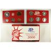 Image 2 : 2000 US SILVER PROOF SET (WITH BOX)