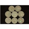 Image 2 : 8 ASSORTED 1957-1967 CANADA SILVER 10 CENTS
